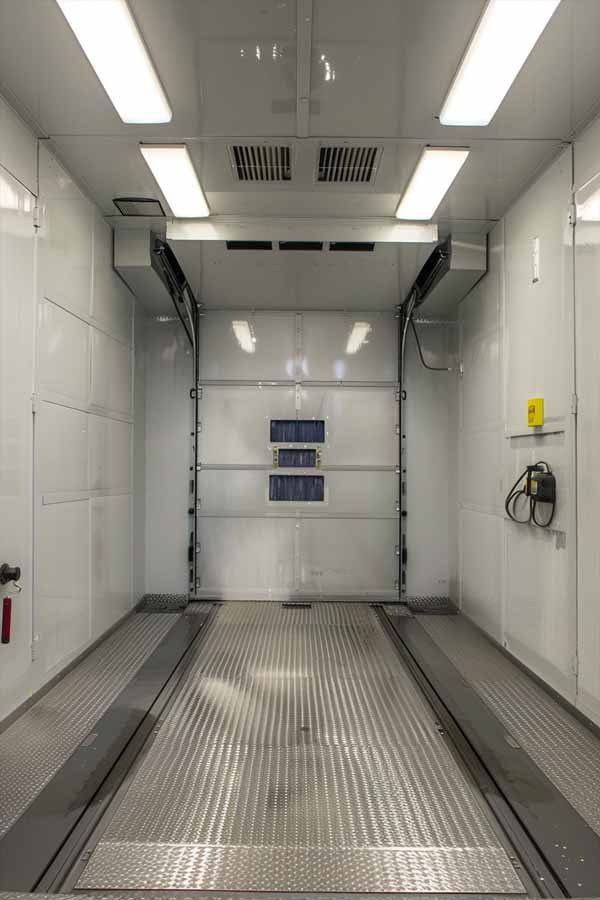 Paint booth cleaning in Newark, Ohio
